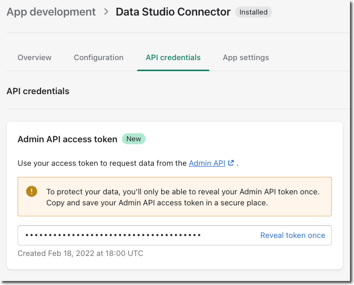 Get access token